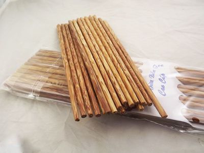 精致越南紅木工藝品越南椰子木高級素面筷子10雙/包 廚房餐具